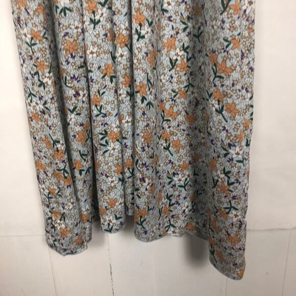 Zahara Babydoll Maxi Dress Womens XS Floral Smocked Fairy Beachy Vacation Summer - Picture 6 of 13